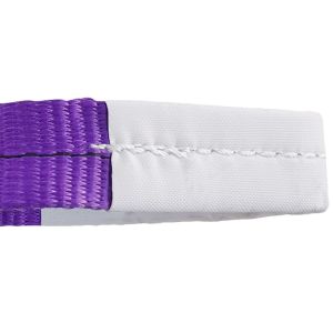 Purple Polyester Flat Webbing Sling Flat Web Lifting Slings ISO9000