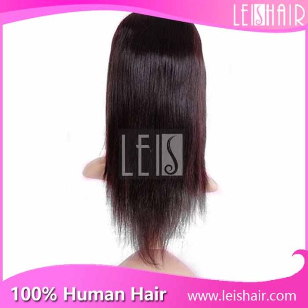 Hot selling straight 100% human hair full lace wig