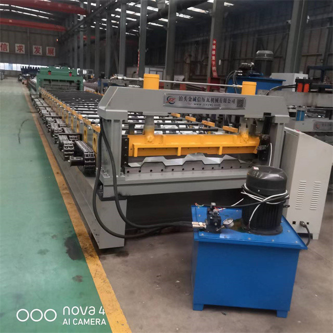 JCX Floor Decking Roll Forming Machine R Panel Roll Former 0.8-2.5mm Thickness