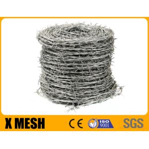 Galvanized Barbed Wire With Four Barb Type Reverse Twist High Tensile For