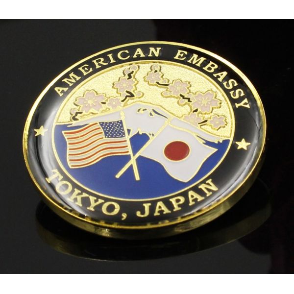 Custom plated metal souvenir medal stoving varnish paint epoxy drops glue logo flag picture