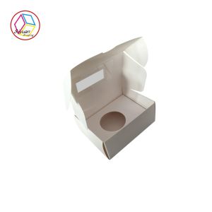 Sustainable Patterned Cardboard Boxes With Handmade Hole Eco - Friendly