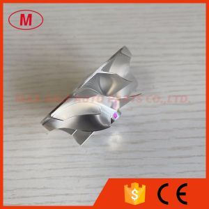 K04 45.00/58.00mm 6+6 blades forward turbo turbocharger aluminum 2618/milling