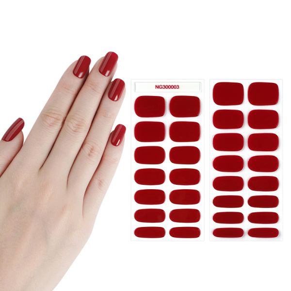 New design gel nail wraps LED lamp gel strips OEM Gel nail Beauty Products Finger Nail Art