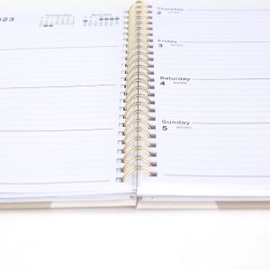 Custom Printed Notebook Planner Refill A5 Daily Monthly Planner Hard Cover