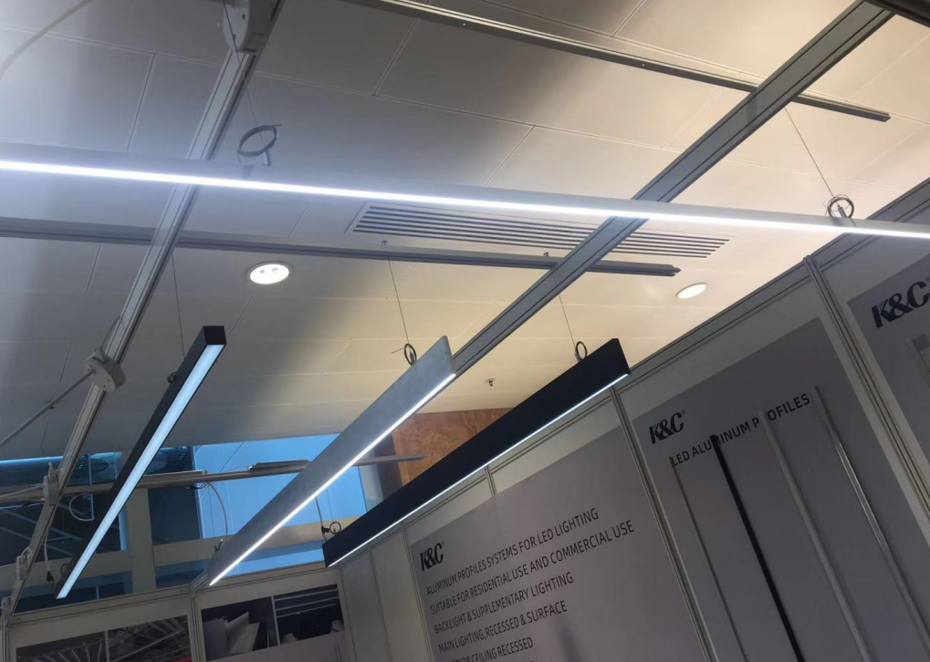 Led aluminum profile W35*H35mm with PC diffuser for LED Strip Aluminium Profile