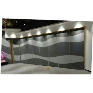 Conference Room Sound Proof Operable Folding Partition Walls Aluminum Frame