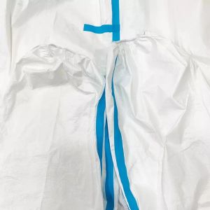 Adults Breathable Medical Protective Coveralls With Elastic In Hood