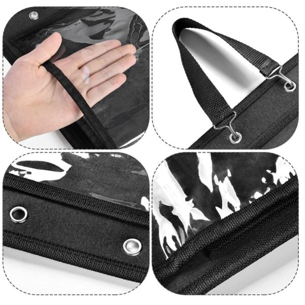 Yoga tights storage rack, 24 roll independent compartment black houseware