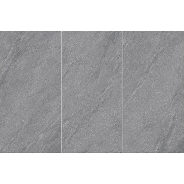 Grey AAA Grade Indoor Porcelain Tile 600x1200mm White Body