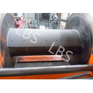 Low Noise Spooling Device Winch With Split Type LBS Groove Sleeve
