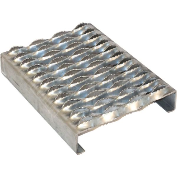 Buy Perforated Grip Strut Anti Slip Metal Stair Treads For Workway Platform / Vehicle Steps at wholesale prices