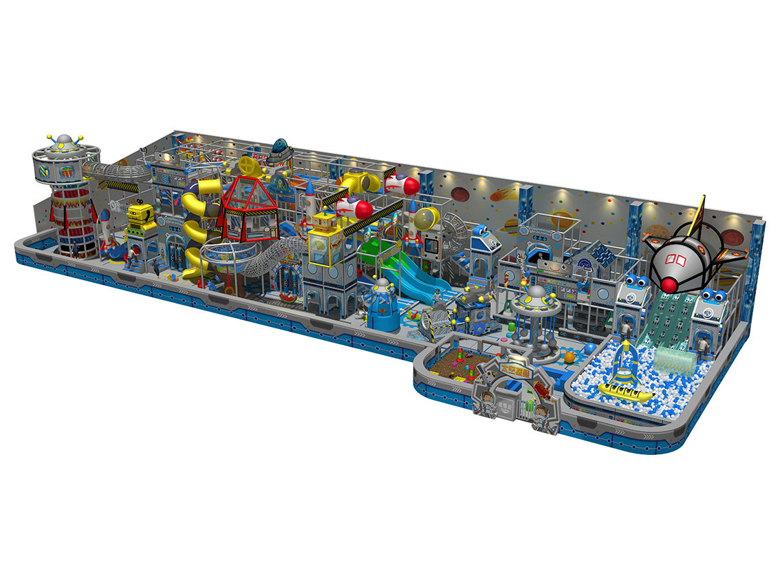Quality Soft Space Theme Playground Large Indoor Play Area For Children for sale