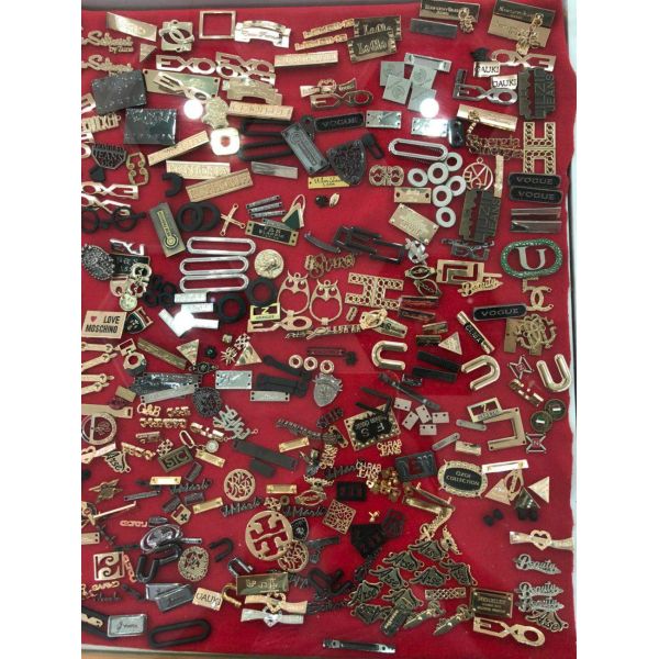 Custom Bright Zinc Alloy Metal Jeans Button Engraved Metal Button