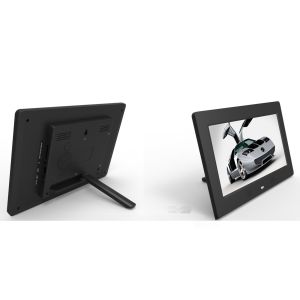 10.1" inch LCD Video advertising frame with SD USB ports with IR body sensor for