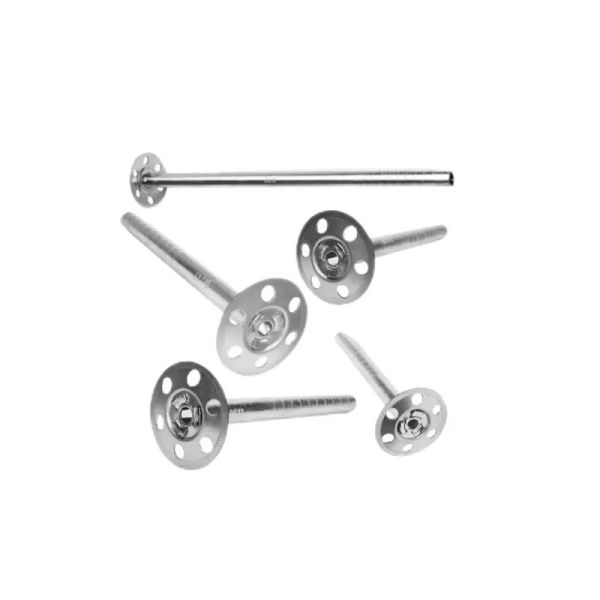 Various Sizes Cylindrical Metal Insulation Anchors For Exterior Wall Insulation