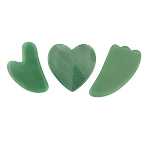 Jade GuaSha Board Body Spa Scraping Stone Massage Tool