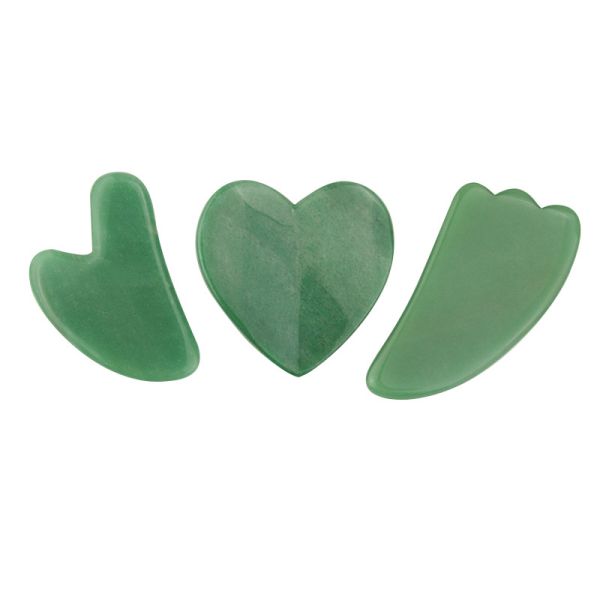 Buy Jade GuaSha Board Body Spa Scraping Stone Massage Tool at wholesale prices