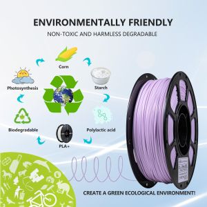 1.75mm Light Pueple 1.75mm FDM Forming Technology 3d Printing Filament