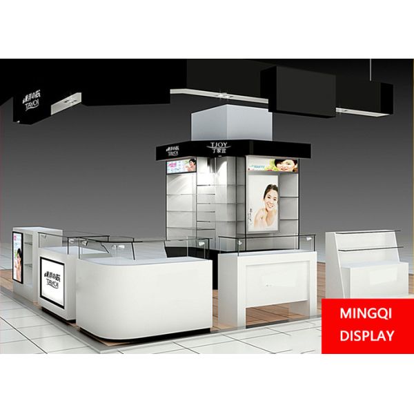 Brand Cosmetic Store Furniture / Cosmetics Shop Fittings Kiosk Any Color Available