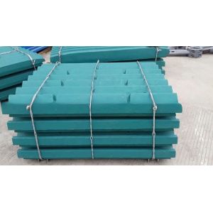 Highly Durable Crusher Jaw Plate for C110 C125 Machine Parts and Drawings Number