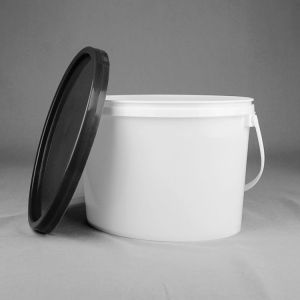 5kg Special Shaped Paint Plastic Bucket With Lid And Handle