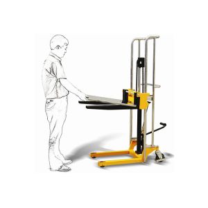 Light Duty Mini Pallet Stacker With Removable Platform Capacity 400kg