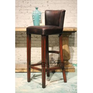 Quality antique style leather bar chair furniture,#725 for sale