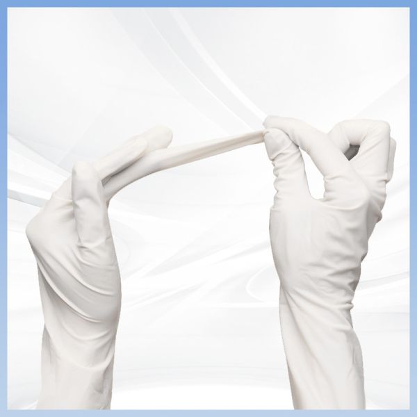 Buy White Nitrile Examination Gloves Oil Resistant Antistatic nitrile safety gloves at wholesale prices