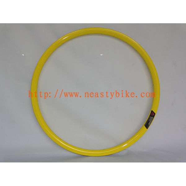 26" MTB bike carbon rims,Full Carbon rims;23mm mountain bicycle wheel and rims(yellow)