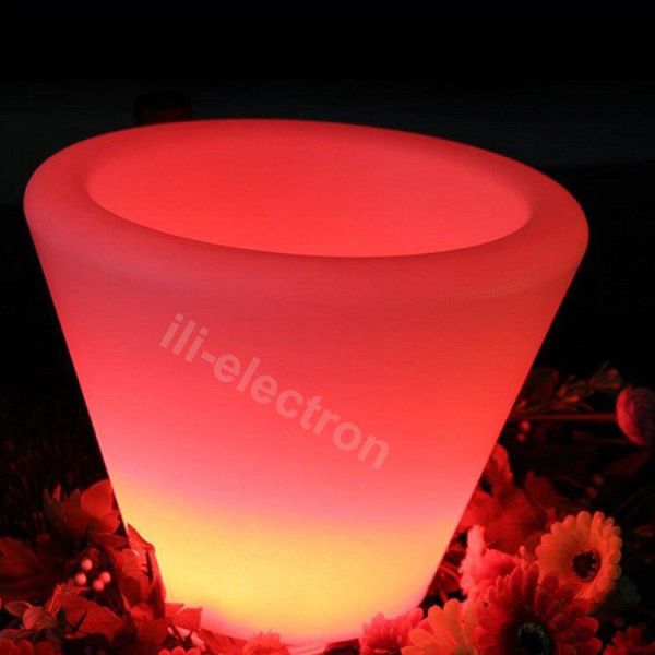 Wireless Control LED Ice Bucket Portable Color Changing Illuminated