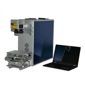 Desktop Fiber Laser Marking Machine Deep Engraving 30w / 50w / 100w