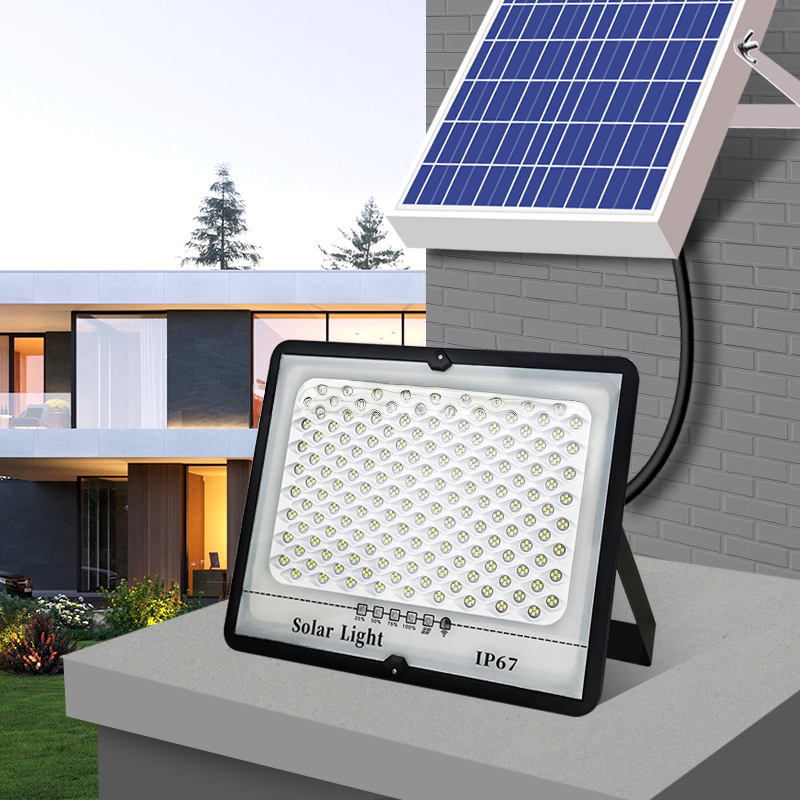 High-Effiency Solar Flood Light IP65 for Outside Lighting