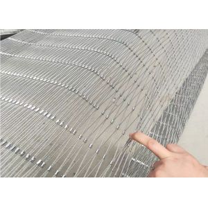 304 Balustrade Cable Mesh Protective Stainless Steel Anti Theft Wire Rope Mesh