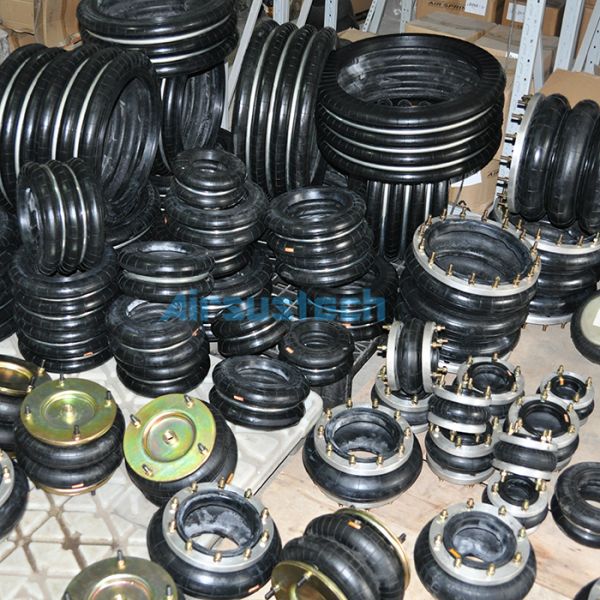 12''x3 AIRKRAFT 115004 3B-300 Industrial Air Springs Goodyear 3B12-2455 Triple Convolutions For Stackers