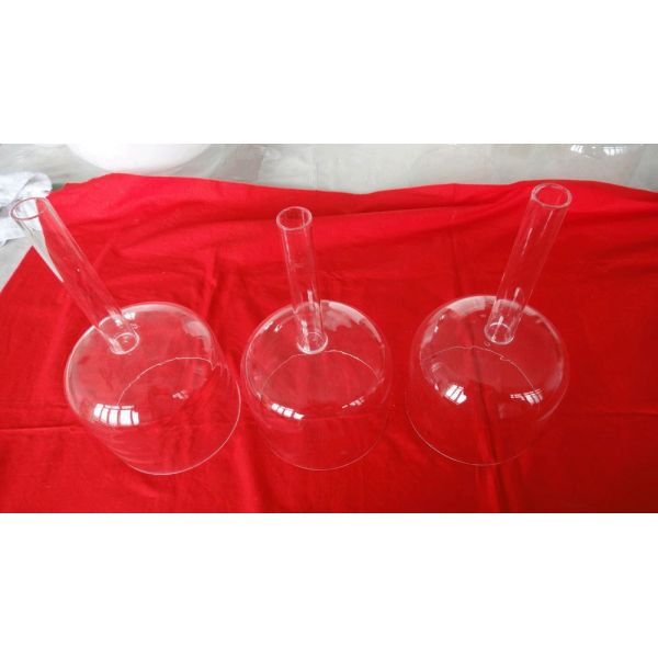 Hand held quartz singing bowl