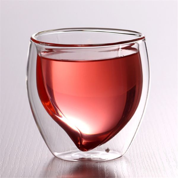 Buy OEM 330ml Double Wall Insulated Espresso Glass Mug at wholesale prices