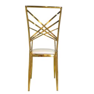 Elegant Stainless Steel Frame Chameleon Chair For Wedding