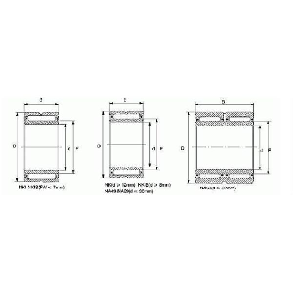 SKF needle roller bearing NA4906
