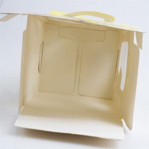 Recyclable Cupcake Packaging Boxes Custom Logo Handling Animated Cake Box