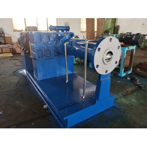 22Kw Hot Feed Rubber Extruder Uses 120mm High Strength Wear Resistant Screw