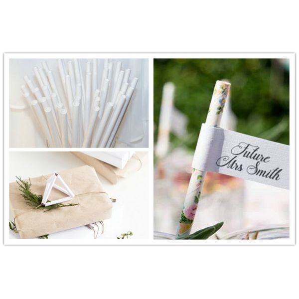 60gsm 120gsm White Printable Slitted Paper Roll Food Grade for Paper Straw