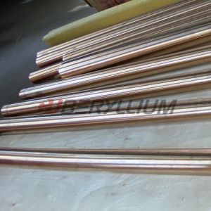 China C17510 CuNi2Be Beryllium Copper Rods Copper Bars Polish on sale