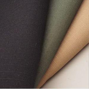 Quality Plain Dyed Polycotton Ripstop Fabric Waterproof Uniform Fabric for sale