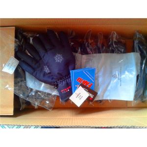 Youth polyester winter ski gloves