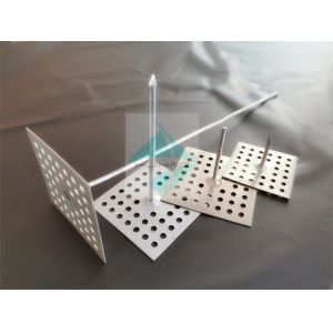 Rockwool Insulation Fixing Pins Galvanized Steel Perforated Base