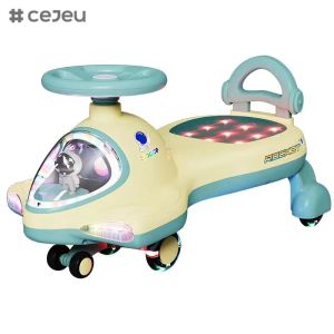 Boy/Girl Wiggle Ride On Toy: Safe, Fun & Easy to Use, Flashing PU Wheel, Light,