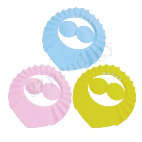 Buy Adjustable Shampoo Baby Shower Caps Multifunctional EVA Material at wholesale prices