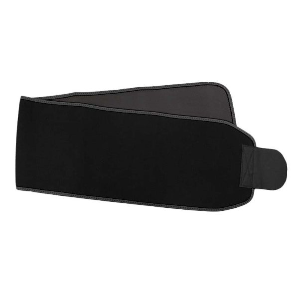 black Stomach Fitness Belt Wide Exercise Belt 3