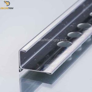 304 10mm Stainless Steel Tile Trim Mirror Finish For Tile External Corner